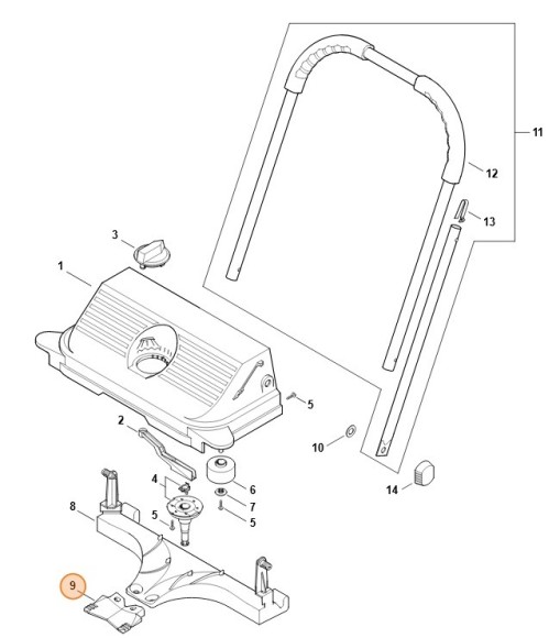 Вставка щітки STIHL 48607319300