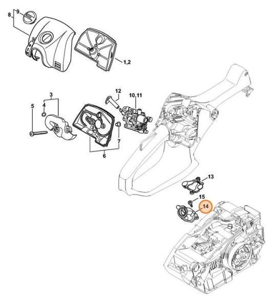 Коліно STIHL 11461402500