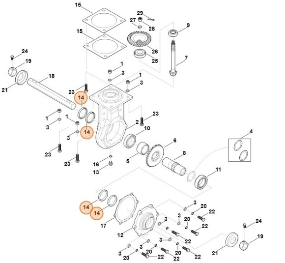 Ущільнююче кільце STIHL 62516475605