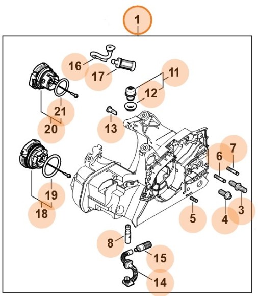 Корпус двигателя (11480203006)