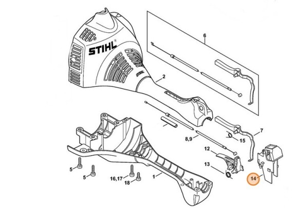 Тримач STIHL 41407915400