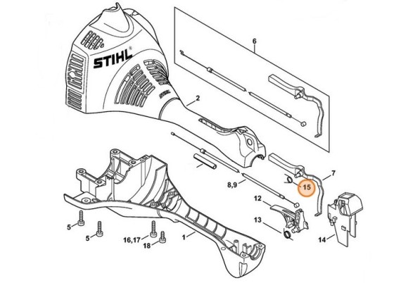 Вита гнучка пружина STIHL 41401824505