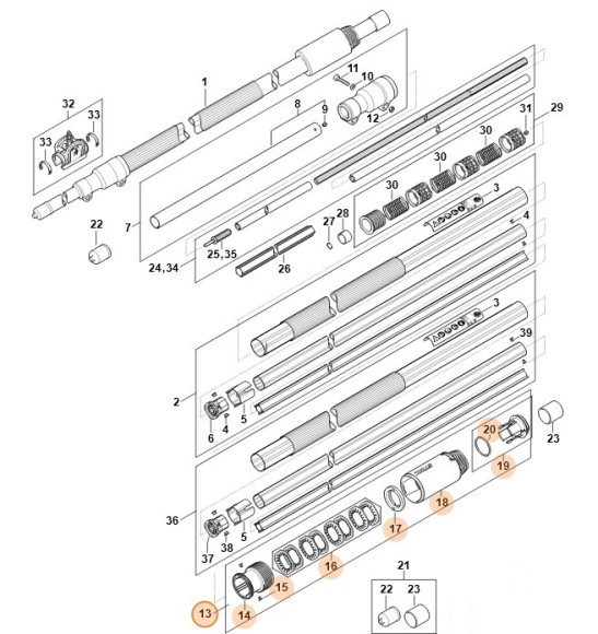 Гайка STIHL 41828201600