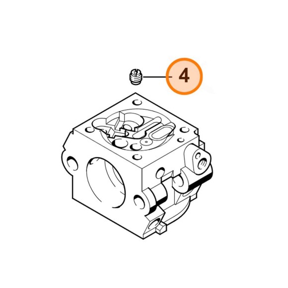 Фиксированный жиклер STIHL 0.42 (41371215601)