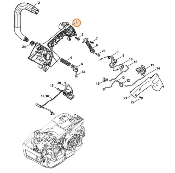 Корпус ручки (11457901006)