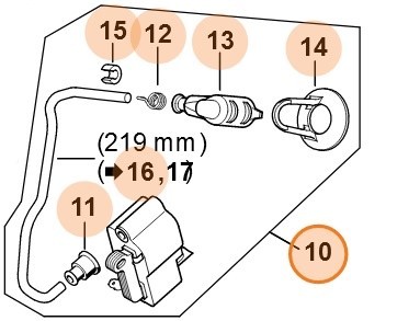 Модуль запалювання STIHL 11444001309