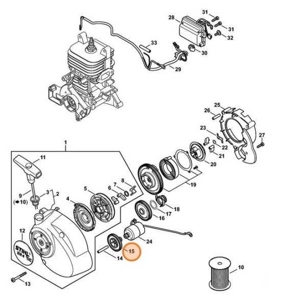 Передняя шестерня (42441956700)