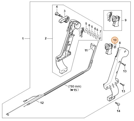 Вита гнучка пружина STIHL 42031824500