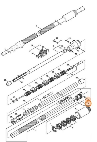 Зажимна деталь STIHL 41827403722