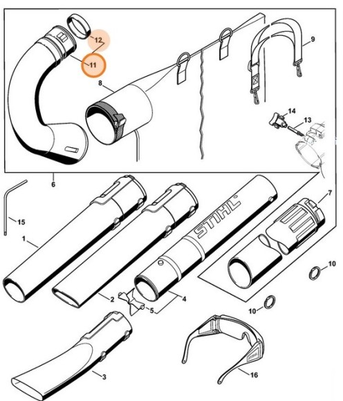 Коліно STIHL 42297006900