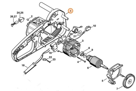 Корпус двигателя (12086021201)