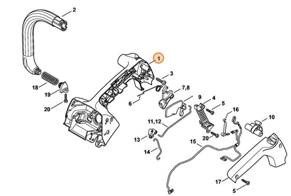 Корпус ручки (11467901002)