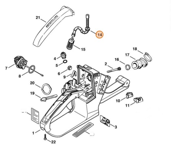 Шланг STIHL 11213587700