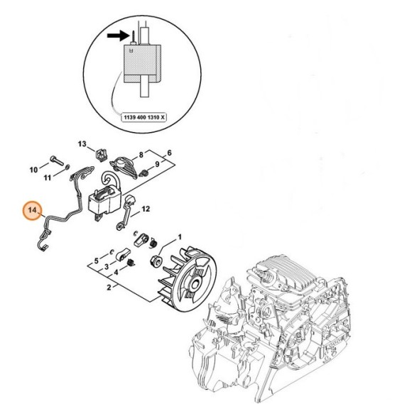 Кабельний джгут STIHL 11394403001