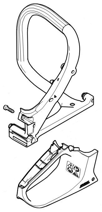 Комплект - корпус рукоятки STIHL 11487901000