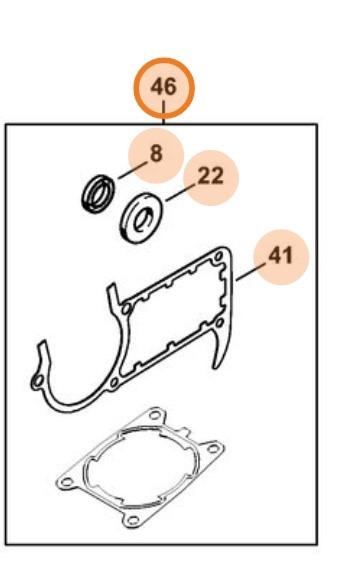 Набір ущільнень STIHL 11400071001