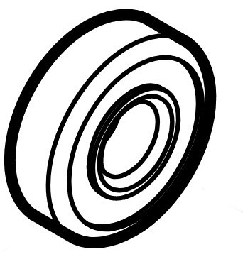 Шарикопідшипник 6001-2RS STIHL 95030035131