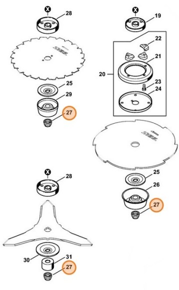 Гайка самоконтрящаяся М14х1,5 (41166427601)