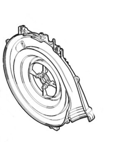 Корпус вентилятора - наружный (42447010701)