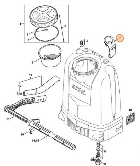 Тримач STIHL 42557922500