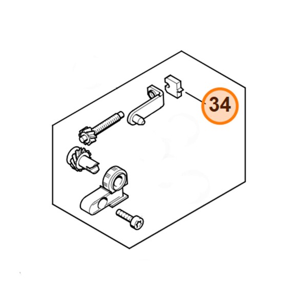 Нажимна деталь STIHL (11236641400) Нажимна деталь STIHL (11236641400)