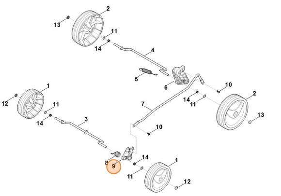 Поворотна пластина STIHL 63117632500
