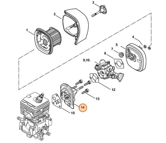 Фланец промежуточный (41441202301)