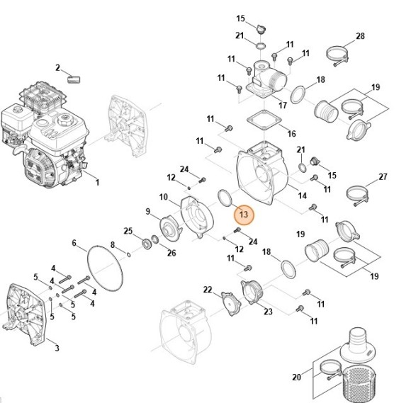 Ущільнювальне кільце STIHL VB047092010