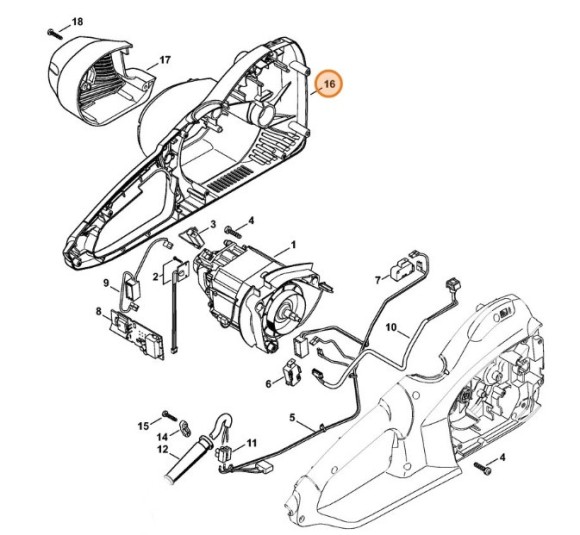 Корпус двигателя (12106021200)