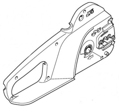 Корпус рукоятки STIHL 12087901003