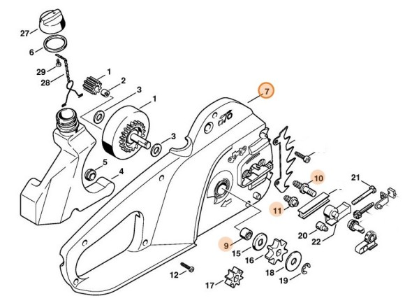 Корпус ручки (12087901003)