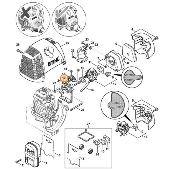 Фланец промежуточный (41801211604)