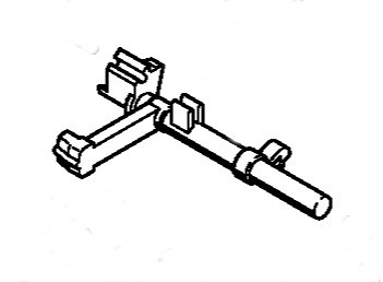 Вал управления переключением STIHL (11301820900)