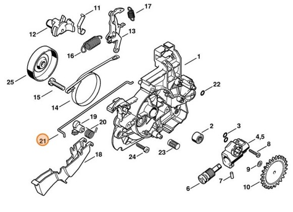 Тормозной трос (12081621500)