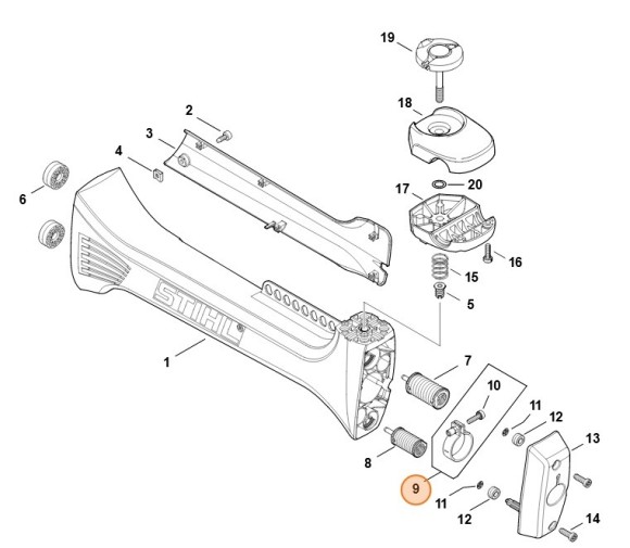 Зажимна скоба STIHL 41287106700