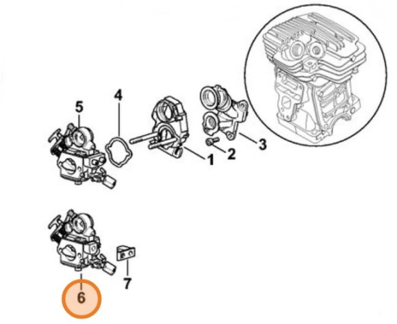 Карбюратор WTE-17B (11401200605)