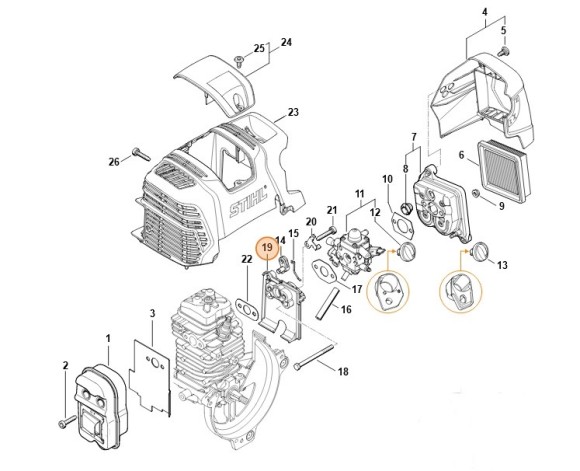 Фланец промежуточный (41801211607)