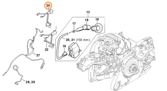Кабельний жгут STIHL 11414403000