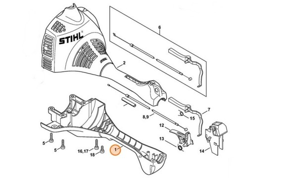 Картер двигуна STIHL 41400203000