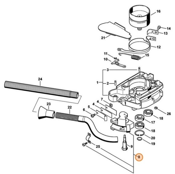 Тримач STIHL 43117104500