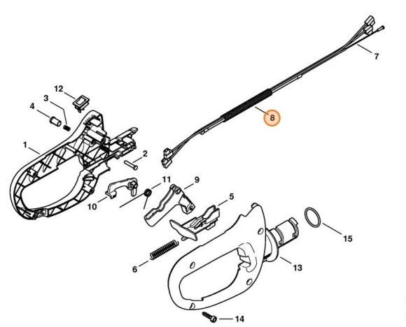 Трос управління дросельною заслонкою STIHL 42371823201