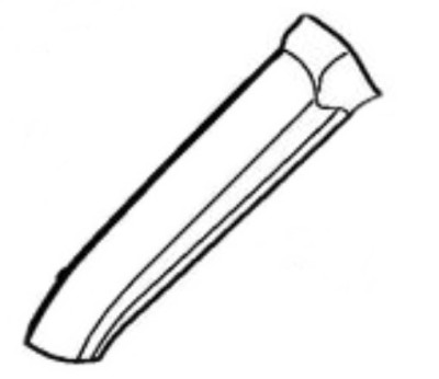 Напівкожух рукоятки STIHL 12507900600 Напівкожух рукоятки STIHL 12507900600