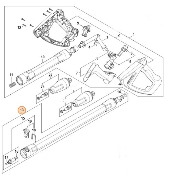 Струминна трубка STIHL 49305000910