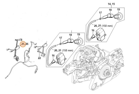 Кабельний жгут STIHL 11414403003