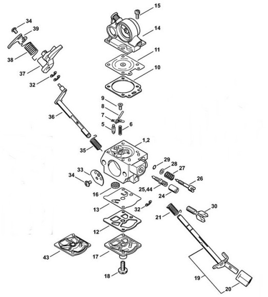 Карбюратор WTE-20 (11401200607)
