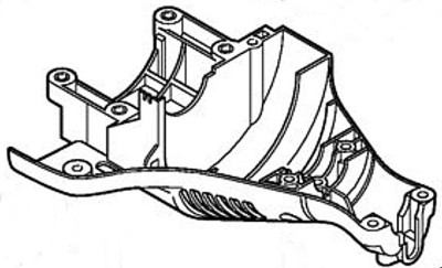 Картер двигуна STIHL 41400203001