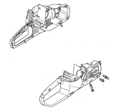 Корпус рукоятки STIHL 12517901015