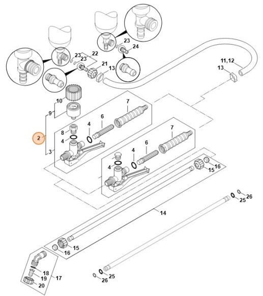 Краскораспылитель с манометром (42475009101)