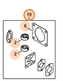Набір ущільнень STIHL 41400071600