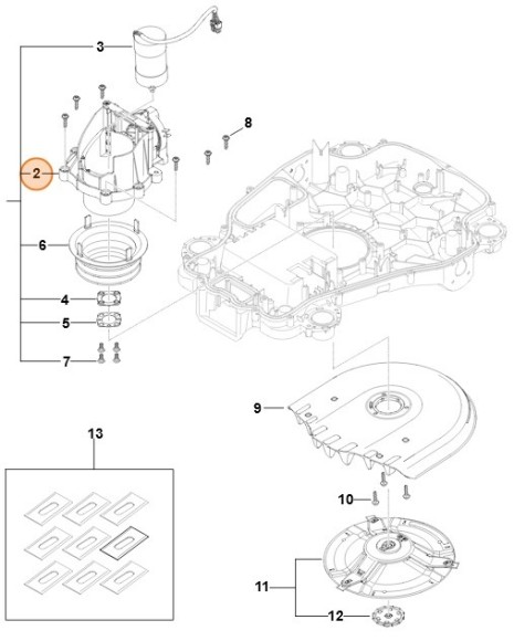 Регулировка высоты среза (IA017805601)